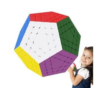 Magic Cube - 1Deuthanasie Puzzle coloré de lutte contre la tension - Jouet d'entraînement du cerveau - Cube de vitesse robuste lisse - Cube éducatif créatif pour et adultes - Développement du