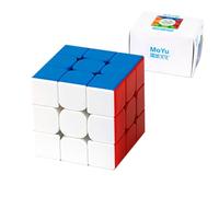 Magic Cube,MOYU RS3M 2020 3x3 Version Magnétique Cube de Vitesse sans Autocollant, Lisse et Facilement Réglable Puzzle Cube Professionnel Jouet pour Les Amateurs de Cubes