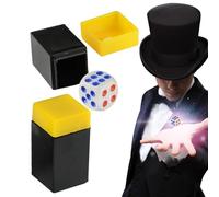 Magic Dice Game - Cube mystérieux tours de magie, cube de changement de point classique | Produits magiques pour débutants, dés de mentalisme, outils magiques de stage, gadgets magiques