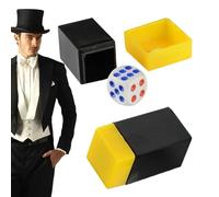 Magic Dice Trick | Magic Dice Game Dés amusants magiques obéissants | Score classique Changement de dés Trick, Mentalisme Cube Scène Magique Illusion Accessoires Jouet Gimmick