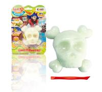 MAGIC DOUGH Digging Fun Pirate - Trésor à déterrer dans la pâte à modeler avec bijoux à créer - Jeu d’aventure dès 5 ans