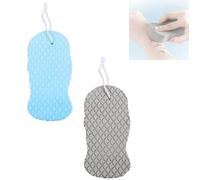 Magic Exfoliating Bath Sponge 3D, Magic Super Soft Exfoliating Bath Sponge, Remover Dead Skin, Skin Friendly and Reusable for Adults Children Women and Men (2Pcs-d)