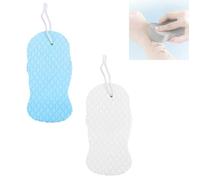 Magic Exfoliating Bath Sponge 3D, Magic Super Soft Exfoliating Bath Sponge, Remover Dead Skin, Skin Friendly and Reusable for Adults Children Women and Men (2Pcs-e)