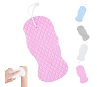 Magic Exfoliating Bath Sponge, 3D Super Soft Exfoliating Bath Sponge for Face & Body Skin, Soft and Skin-Friendly (Pink)