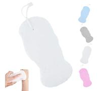 Magic Exfoliating Bath Sponge, 3D Super Soft Exfoliating Bath Sponge for Face & Body Skin, Soft and Skin-Friendly (White)