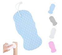 Magic Exfoliating Bath Sponge, 3D Super Soft Exfoliating Bath Sponge for Face & Body Skin, Soft and Skin-Friendly (Blue)