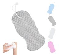 Magic Exfoliating Bath Sponge, 3D Super Soft Exfoliating Bath Sponge for Face & Body Skin, Soft and Skin-Friendly (Grey)