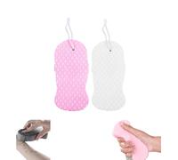 Magic Exfoliating Bath Sponge, 3D Super Soft Exfoliating Bath Sponge, Magic Exfoliating Body Scrubber Remover Dead Skin, Skin Friendly and Reusable for Adults Children and Women (B)