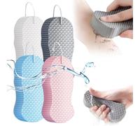 Magic Exfoliating Bath Sponge, 3D Super Soft Exfoliating Bath Sponge, Remover Dead Skin for All Skin Types (All)