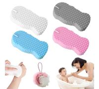Magic Exfoliating Bath Sponge 3D Super Soft, Exfoliating Bath Sponge Remover Dead Skin Gentle for Face & Body Skin, Resuable, for Adults Children (4PCS)