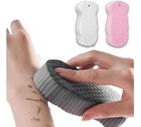 Magic Exfoliating Bath Sponge, 3D Super Soft Exfoliating Bath Sponge, Skin Friendly & Reusable, Remover Dead Skin for All Skin Types (White Pink)