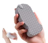 Magic Exfoliating Bath Sponge 3d Super Soft, Magic Exfoliating Body Scrubber, Scrub Sponge Shower Brush, Skin-Friendly, Deep Cleans & Removes Dead Skin (Gray)