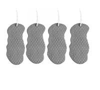 Magic Exfoliating Bath Sponge,3D Super Soft Sponge, Removes Dead Skin and Impurities from Body - Great for Adults Children (Grey)