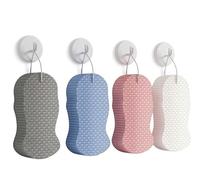 Magic Exfoliating Bath Sponge Body Scrubber, 2026 New Magic Exfoliating Bath Sponge, Skin Friendly and Reusable for Adults Women and Men for Body Removes Dead Skin (4-Color Mixed Pack)