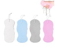 Magic Exfoliating Bath Sponge,Radiant Skin Sponge,3D Super Soft Exfoliating Bath Sponges, Bodyexfoliating Massager Brush, Dead Skin Remover for Body & Face (MIX4PCS)