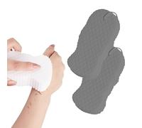 Magic Exfoliating Bath Sponge - Reusable & Super Soft Magic Exfoliating Sponge - Removes Dead Skin - Gentle for All Skin Types (2pcs Grey)