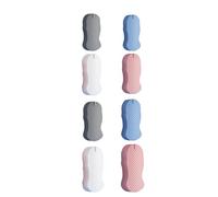 Magic Exfoliating Bath Sponge, Super Soft 3D Body Scrubber for Gentle Dead Skin Removal, for All Skin Types, Multiple Textures Exfoliating Sponge for Adults Women and Men Kids (8pcs*A)