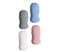 Magic Exfoliating Bath Sponge, Super Soft 3D Body Scrubber for Gentle Dead Skin Removal, for All Skin Types, Multiple Textures Exfoliating Sponge for Adults Women and Men Kids (4pcs*A)
