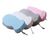 Magic Exfoliating Sponge, Magic Exfoliating Bath Sponge, 3d Super Soft Bath Shower For Body Removes Dead Skin (white+pink)