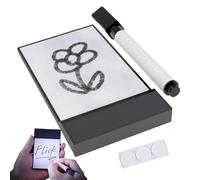Magic Flick Pad: Flick Pad change instantanément l'image sur le bloc-notes avec un stylo | Accessoires magiques attrayants, tampon expressif, jouet amusant interactif pour blagues et tr