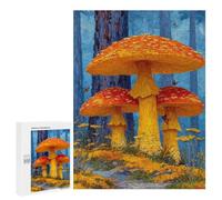 Magic Forest Mushrooms Puzzle 500 Pièces Educa Jouet en Bois Cadeau Unique Décoration Intérieure Jeu Éducatif Challenge Toy Adultes Et Enfants À Partir De 14 Ans 500 PCS