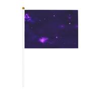 Magic Galaxy Sky Print Mini drapeaux de poche pour grande ouverture, bar, bureau, défilés, Coupe du monde et événements sportifs