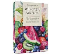 Magic Garden Seeds Boîte de semences de jardin melon avec 4 variétés - pastèque, melon miel et melon de sucre pour plate-bande surélevée, pot et jardin - aromatique et sucrée