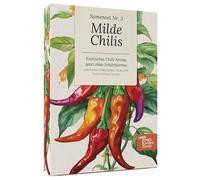 Magic Garden Seeds - Boîte de semences de piments doux : 6 variétés aromatiques sans stress d'affûtage - Facile d'entretien et idéal pour le jardin, le balcon et les parterres surélevés