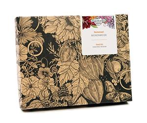 Magic Garden Seeds Coffret de graines Prairie mellifère avec 5 fleurs | Cinq plantes mellifères : monarde citronnée, mélisse blanche, agripaume, bourrache et sauge des prés