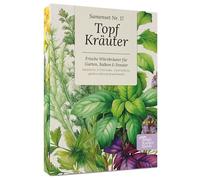 Magic Garden Seeds - Herbes en pot : votre mini jardin d'herbes aromatiques pour balcon et cuisine - Boîte de semences avec 9 herbes aromatiques