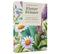Magic Garden Seeds Lot de 9 plantes médicinales éprouvées pour l'armoire à pharmacie et les herbes à thé - Camomille, millepertuis, sauge, thym et plus encore - Boîte de semences
