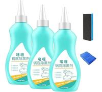 Magic Gel Cleaner for Pots and Pans, Black Pot Bottom Cleaning Gel, Pot Cleaner For Bottom Of Pans, Cooktop Cleaner Cookware Cleaner Rust Remover (3 Pcs)