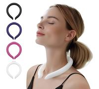 Magic Gel Collier Rafraîchissant - Anneau de Glace Portable pour le Cou - Gaine de Gel Réutilisable pour les Athlètes et Travailleurs Extérieurs - Blanc