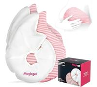 Magic Gel Coussinet d'Allaitement - Coquillage Sein Apaisant Chaud Froid - Compresse Coquille Allaitement Lavable - Coussinets Lavables pour les Douleurs Liées à l'Allaitement