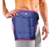 Magic Gel Extra Large Poche de Glace en Gel pour la Hanche - Poche de Froid avec Sangle - Compresse à Glace Froide Versatile - Vessie de Froid Réutilisable & Durable - Pack Gel Reutilisable