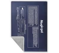 Magic Gel Grande Poche de Glace en Gel Froid Souple Réutilisable - Large Pack de Glace pour Genou, Dos, Epaule, Cheville, Coude - Compresse Multi-usages - Durable - Gris