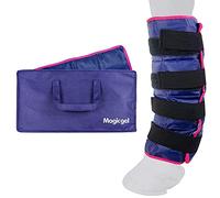 Magic Gel - Pack de Gel de Glace pour Chevaux - Enveloppe Botte Guêtre de Thérapie par le Froid pour Jambe de Cheval