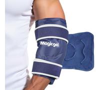 Magic Gel - Pack de Glace pour Coude avec Manchon - Compression et Thérapie par le Froid - Poche de Glace Réutilisable pour Gonflement et Inflammation