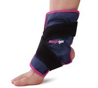 Magic Gel Poche de Glace en Gel - Compresse Froide Chevillere sous Forme d'Attelle Cheville avec Poche de Froid Reutilisable - Chevillère aussi pour Pied et Talon Achille