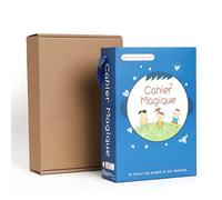 Magic Grove Lot de 5 cahiers d'écriture manuscrite - Pages sans bavure, traçage des lettres, apprentissage étape par étape - Disponible en anglais, espagnol, français et arabe - Emballage cadeau pour