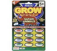 MAGIC GROWING SAFARI ANIMAL CAPSULES (12 cards of 12 - 144 pieces in total) G