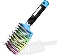 Magic Hair Brush-Instant Detangling-Boar Bristles & Nylon-Anti-Breakage & Anti-Static-For Curly,Smooth,Thick Or Thin Hair-Men,Women,Kids.[O3]