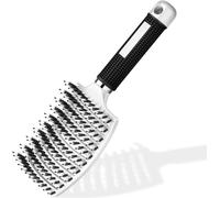 Magic Hair Brush-Instant Detangling-Boar Bristles & Nylon-Anti-Breakage & Anti-Static-For Curly,Smooth,Thick Or Thin Hair-Men,Women,Kids.[O6]