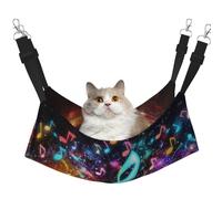 Magic Hand Notes Hamac imprimé pour animal domestique - Hamac de couchage pour chats, lapins, furets, chiots, petits animaux