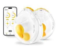 Magic InBra™ - Tire-lait Électrique Double Portable Mains Libres - Ultra-Léger et Silencieux, Technologie FluidFeel, Contrôle Capteur et Appli Mobile Transparent