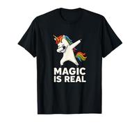 Magic is Real Unicorn Positivity Graphic T-Shirt