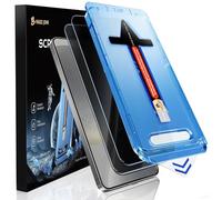 MAGIC JOHN Lot de 2 films de protection d'écran pour Samsung Galaxy S24 (6,2"), angle de protection de 28 degrés, élimination facile de la poussière, 9H, sans bulles, installation facile