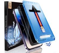 MAGIC JOHN Verre Trempé Anti Espion pour iPhone 14 Pro Lot de 2 | Facile à Installer, 9H Protection D'écran, Anti-Poussière, Anti-Bulles, Anti-Rayures, Dépoussiérage Automatique