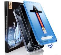 MAGIC JOHN Verre Trempé Anti Espion pour iPhone 15 Pro Lot de 2 | Facile à Installer, 9H Protection D'écran, Anti-Poussière, Anti-Bulles, Anti-Rayures, Dépoussiérage Automatique