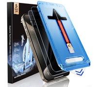 MAGIC JOHN Verre Trempé Anti Espion pour iPhone 15 Pro Max Lot de 2 | Facile à Installer, 9H Protection D'écran, Anti-Poussière, Anti-Bulles, Anti-Rayures, Dépoussiérage Automatique